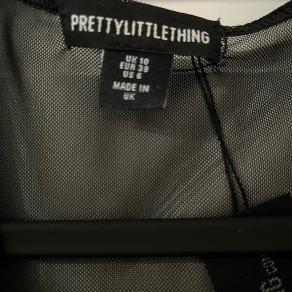 Pretty little thing black mesh dress - Picture 3 of 5